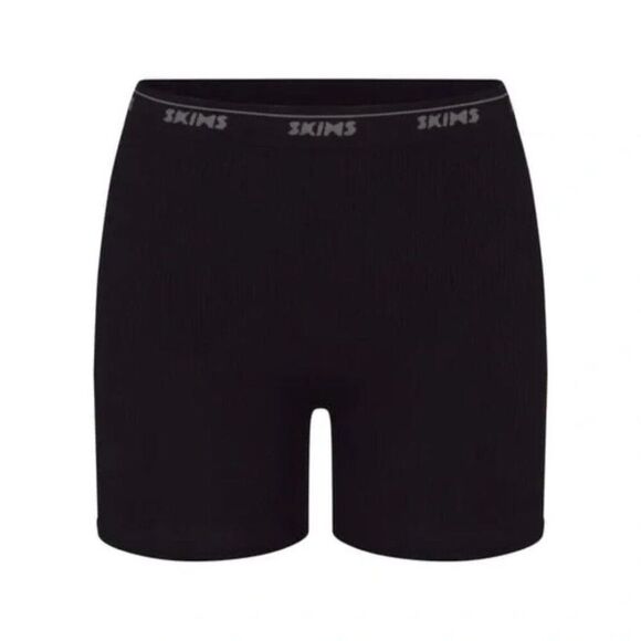 Skims Logo Rib Boxer Size L - Picture 2 of 7